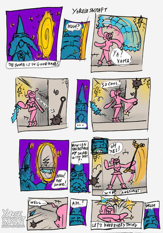 Mignya&#39;s findings in a dungeon - Bluesky