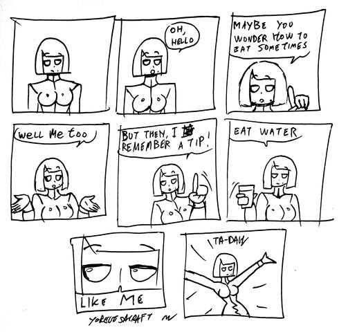 Hungry? Eat Water - Mujica - Bluesky